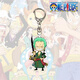 Une pièce acrylique Luffy Joe Barro Zoro Ace Sanji Sabo tasse sac à dos pendentif porte-clés chaîne 15906 une pièce hauteur 5.5 CM