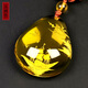 Amber School, one object, one picture, one certificate, gold amber pendant, natural amber, men's and women's necklaces, sweater necklaces, carved sailboats, beeswax pendant, 6.71g, 33*27*12mm