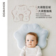 Sohiwoo Baby Shaping Pillow 0-6 Months Sleeping Round Head Pillow Corrects Newborn's Head Shape Breathable Prevents Flat Head Deviation Color Matching White Blue Upgraded Antibacterial and Anti-mite Style 40x29x9cm