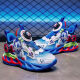 Ultraman Gaolexin boys' shoes 2025 spring and summer new sports shoes luminous light rotating children's little boy button-up shoes 2601. Baolan double net 28