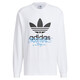 Adidas Clover Langarm T-Shirt Herren 2025 Sommer New Sportswear Round Hals Lose lässiger Pullover IA4877 JM7271 XS