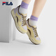 Fila Shoes Official Women's Cookies EC Retro Canvas Zapatos 2025 Summer Nuevos zapatos de galleta zapatos casuales crema espesa amarillo/lanxu púrpura-do 40