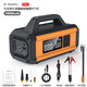 Suitu car emergency starting power supply equipped with air pump all-in-one igniter artifact large capacity car orange wireless air pump outdoor emergency power supply 4*2500mAh all-in-one machine