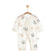 [Belleyi Summer Claimbing Clothes] Baby-Cy-Sisie Summer Summer Long Manche à manches longues Climatisation Baby Coton Ha Vêtements 5251 # Lawn Deer 59cm