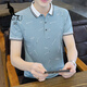 
Kangaroo (DaiShu) summer men's short-sleeved T-shirt POLO shirt lapel versatile casual men's half-sleeved neck middle-aged and young clothes QY-677-Black M 90-105Jin [Jin equals 0.5 kg]