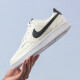 Nike Nike Casual Shoes Herrenschuhe 2025 Neues Gerichtsvision Low Top Leichte und komfortable Sportschuhe Skateboardschuhe HQ4867-101/Said White/Deep Sea Blue 44