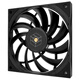 利民（Thermalright）TL-H12015B TL-H12015 15mm厚度性能均衡薄扇三相六极马达12cm机箱风扇 TL-H12015B 黑色单只装【15mm厚度】