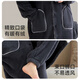 Langsha pajamas men's autumn and winter coral velvet thickened flannel plush one-piece long nightgown home wear set