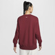 Nike (Nike) Spirit Snake Welcome Series Women's Fashion Super Loose Sweatshirt Automn Oversize Style HV8462 677 Team Red XL