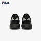 FILA斐乐童鞋儿童跑步鞋2024冬季男女中大童复古猫爪运动鞋 黑/银器灰-BS 内长24.5cm 39 内长24.5cm