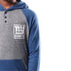 Ultra Game NFL Boys Ultra Soft Hoodie Pullover Henley Sweatshirt New York Giants 14-16