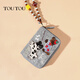 toutou wallet's wallet anniversaire chinois-Valentin de la Saint-Valentin pour copine portefeuille caricaturé cowboy dckekhund chien