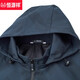 
Hengyuanxiang spring and autumn jacket men's thin style, middle-aged and young, fashionable, casual and versatile removable hooded tops, men's K12127 green (removable cap) XL 180
