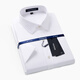 
MAYOR Yager Men's Short Sleeve Shirt Pure Cotton Business Casual Professional Wear Anti-Wrinkle-Free Iron Middle-aged Solid Color Shirt Summer DP#6630 M 170/88A Size 39 Height 165-1