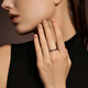 MONOLOGUE Monologue Ambition Series Palace Style Iris Flower Retro Platinum Ring MO90 Gift Premium Classic Gift Palace Style Iris Flower Ring No. 14