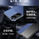 辛程优 适用红米Turbo4手机壳保护套翻盖式智能皮套视窗休眠唤醒全包防摔商务外壳软壳 【静夜黑】配钢化膜 红米Turbo4