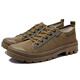 Tushilong 3522 genuine Martin shoes men's non-slip wear-resistant work shoes low top hiking shoes fashionable Liberation shoes casual construction site shoes earth rosy 42