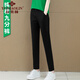 Yu Zhaolin losen losen Casual-Neun-Punkte-Hosen für Frauen im Sommer Neue Stil 2022 Koreanische Version Large, solide, vielseitige, kleine Frauenhosen mit geradlinigem Bein 693 Schwarze Neun-Punkte-Hosen m