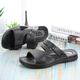 Huili Sandalias de moda New Style Men's No Slip Home Massage Masaje de baño de verano Sandalias casuales de doble propósito 3888 0220-1 Brown Huili Cloud Eva Sandals 40