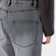 Jnby par Jnby [Fine Fleece] Jiangnan Tissu pour enfants Vêtements lavage du pantalon droit denim Automne et hiver garçons et filles Enfants 1OAE12350 986 / Denim White 120cm
