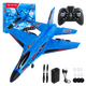 KORP Remote Control Glider Programación Aplicación de exportación Calidad de exportación A683 Fotografía aérea Drone F16 FATER con luces Azules adultos [dos canales] + Fotografía aérea, 30 minutos de duración de la batería