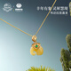 Potala Palace Hui Xiang Ling Xi beeswax pendant niche accessories women's 925 silver necklace as a birthday gift for girlfriend Hui Xiang Ling Xi pendant