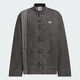 Adidas Clover Veste pour hommes et femmes Année de printemps de serpent Nouvel An Nouveau boucle chinoise Denim Sports Veste en vrac en vrac JY8275 / Moyenne Denim Black L