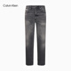 Calvin Kleinjeans [Réplica de la serie 90] 25 Jeans rectos de Spring and Summer New Men's CK Retro 4RB702G W0J-Denim Gray 29