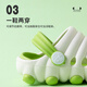 小鹿米利【品牌直供】小鹿米利DC110毛毛虫沙滩鞋儿童洞洞鞋拖鞋 苹果绿 13.5 cm内长【建议脚长13cm】140