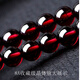 Fujiu suitable natural wine red garnet bracelet for women three circles 7A8A collection grade loose bead bracelet 7A treasure grade 6 mm (three circles)