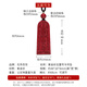 Shi Chuan Baishi Cinnabar Pendant Amulet Taoist Five Thunder Order Transfer Beads Zodiac Year of the Snake Year of the Snake for Men and Women Birthday Gifts