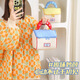 Jialifang Cute House Makeup Bag Women's Large Capacity 2025 New Portable Travel Portable Storage Bag Blue 1

