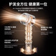 Mrs. Jayden's bladeless high-speed hair dryer for home silent negative ion high-power hair care hair dryer high wind hair dryer barber shop hair dryer Huaqiangbei curling set for men and women bright purple 100 million-level negative ions single nozzle 1.8 meters wire gift box constant temperature hair care丨TOP list丨Super long warranty only replacement not repair