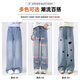 McTicco Girls Jeans Crystal Spring and Autumn Children's 2025 New Pants Spring Clothing Girls Straight Large Children's Wide Legs Spring 4882 White 13095 Blue 160 160