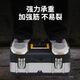 Qilu Anran plastic steel tool box 19-inch multi-functional thickened car electrician household hardware tool storage box suitcase large