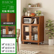 Xinqitian tea cabinet dining side cabinet storage cabinet living room wall cabinet light luxury tea cabinet storage rack small storage cabinet Nordic style 丨Tear color model [new product] single door no draw