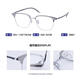 V Brand Micropa Business Pure Titanium Ultra Light Men and Women Fashion Fashion Shape Retro Cadre Lunets Cadre Myopie Cadre V9755 02-Black