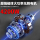 XMSJ brushless water drilling rig hole drilling machine high power new mixer hole drilling tool handheld desktop fixed bracket LY6219 brushless 4200W waterless seal 3263120