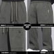 ROMON American fashion brand work pants men loose straight autumn and winter paratrooper pants 2025 spring and autumn new sports casual pants men 9856 black regular L size suitable for 110-130Jin [Jin equals 0.5 kg]
