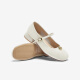
Best 2025 spring new temperament French Mary Jade shoes camellia thick heel red women's singles shoes B9902AQ5 beige 38