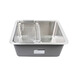 Kohler 304 Évier en acier inoxydable haut et inférieur Basin de cuisine de cuisine Basin à main le lavage à la main Small Single Tank 3884t Kohler Single Tank + Cuisine Robinet 21368T