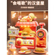 Lalaplay Kinderhause Hamburger Eismaschine Junge und Mädchen Spielzeug Küche Fast Food Shop Formfarbe Schlamm Set Geburtstagsgeschenk kreatives Hamburger DIY House [64pcs] -Giftfarbene Schlamm