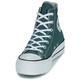 
Converse women's shoes thick-soled heightened canvas shoes sports shoes CHUCK green 2025 new high-top sneakers A12596C green 35