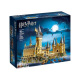 lE high building blocks Hogwarts Castle Hedwig assembled model castle street view children's toys boys Burrow attack [1047 particles]