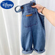 G.DUCKKIDS boys' overalls jeans girls simple children's autumn pants 2025 new baby spring and autumn long pants trend K60-blue overalls () 120 suitable height 110-120cm age 6-7 years old