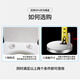 爽威马桶盖螺丝配件固定螺栓通用圆形老式坐便器盖板卡扣上装快拆固定膨胀螺栓 1对装  MT-螺丝01