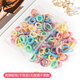 Gardenia Blossoms 100 pcs children's seamless hair ties rubber bands for little girls that won't hurt their hair baby hair ties 100 pcs macaron color children's hair ties
