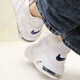 耐克（NIKE）女鞋 AIR MORE UPTEMPO (GS) 皮蓬大Air黑白潮流复古运动鞋篮球鞋 DH9719-100 白色/小蓝钩 36