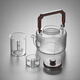 Mesni steaming integrated teapot glass tea brewing teapot steaming teapot lifting beam teapot Kung Fu tea set