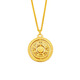 Ya Ge Gold Store's same style Eight Treasures Compass will not fade for a long time. Vietnamese sand gold can rotate the eight treasures compass pendant necklace with the word 
